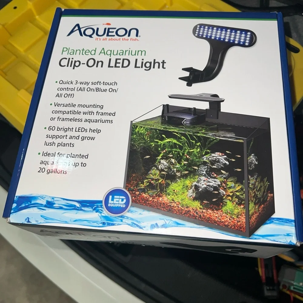 Aqueon aquarium clip on led